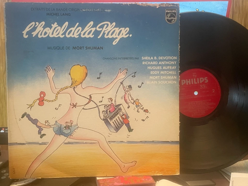 MORT SHUMAN "L'Hôtel De La Plage" O.S.T. LP VG+/VG  Canada 1978 Foto 1 de 1