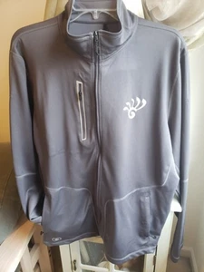 Ogio Endurance Jacket Mens Large Grey Athletic Performance Stretch Pockets Golf - Picture 1 of 6