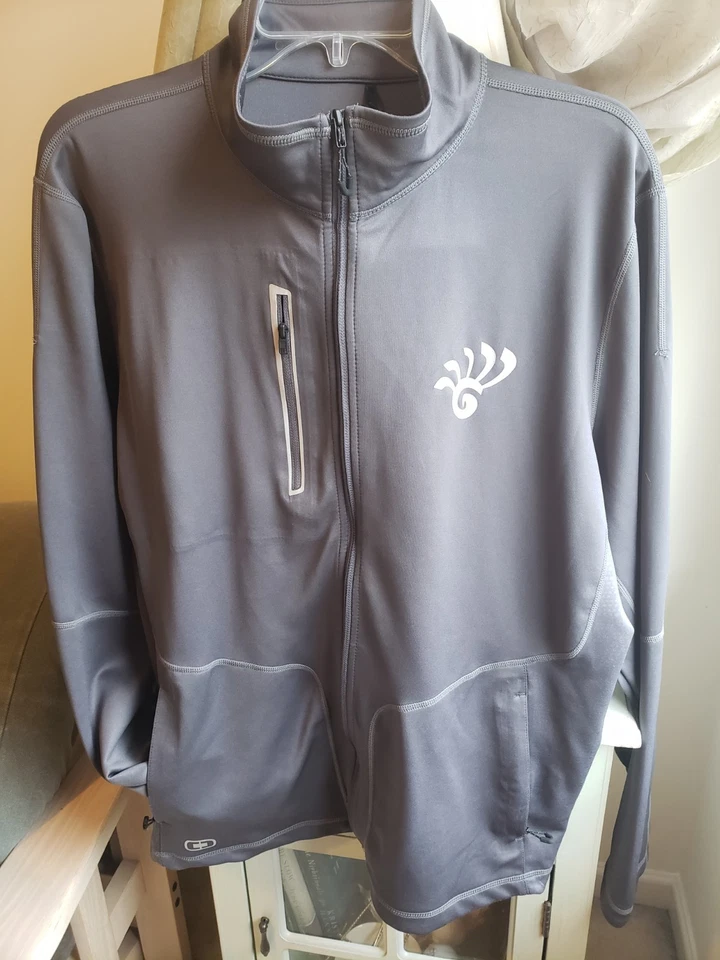 Ogio Endurance Jacket Mens Large Grey Athletic Performance Stretch Pockets Golf - Image 1 of 4