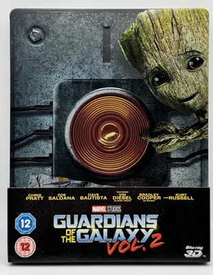Guardians of the Galaxy Vol. 2 3D/2D 2 Discs Limited Edition Blu-ray Steelbook - Image 1 of 4