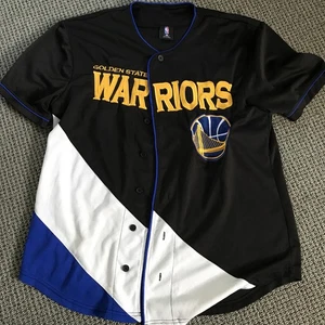 Golden State Warriors NBA Adult Large Jersey (Baseball)  - Picture 1 of 7