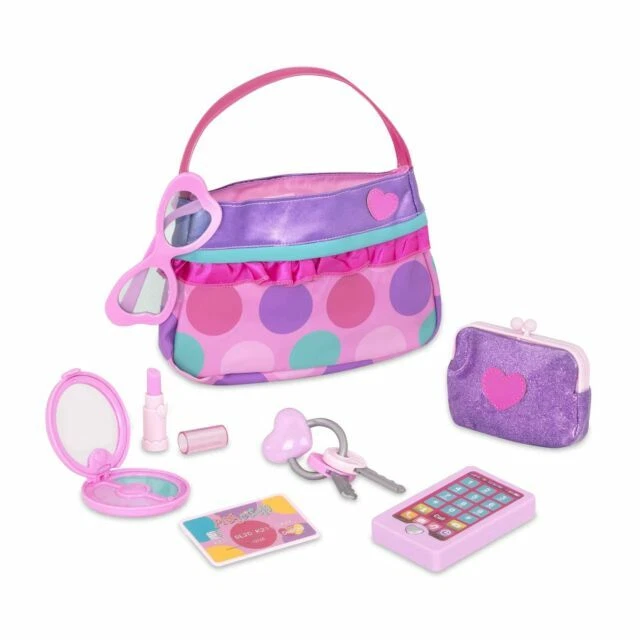Battat Play Circle Princess Purse Set - 8 Pieces