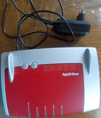 FRITZ!Box 7430 WLAN-Router mit Modem - Rot/Silber - Bild 1 von 4