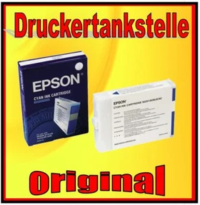 original Patrone Cartridge INK EPSON STYLUS COLOR 3000 cyan OEM S020130 - Bild 1 von 2