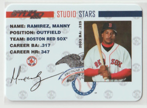 2004 Donruss Studio Stars #SS-33 Manny Ramirez