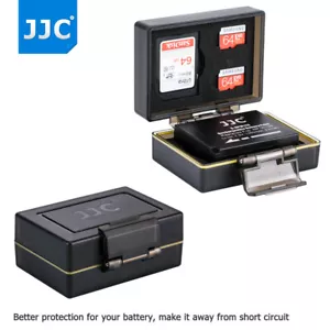 Camera Battery+ SD&Micro SD Card Case for Fujifilm X100VI X-T3 X-T2 X-T30 X-20 - Picture 1 of 12