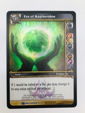 WoW CCG TCG Foil RARE EYE OF MAGTHERIDON EMBOSSED World of Warcraft