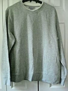 Ladies Petite Sweatshirt Layered Look Gray Size XLP Laura Scott - Picture 1 of 2