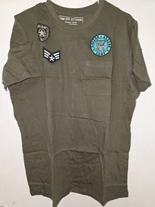 Camiseta de hombre US Army Swiss Cross con parches ARMY TALLA XL NUEVA CON ETIQUETAS - Imagen 1 de 4