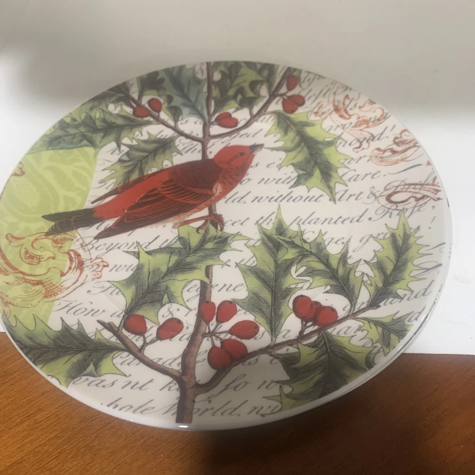 Waechtersbach Accents Nature Traditions Plates Joy RED - Image 1 of 4