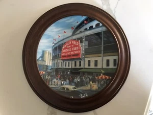 Chicago Cubs Vintage Take Me Out To The Ball Game Limited Ed Porcelain Plate - Picture 1 of 8