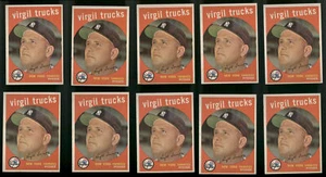 Lote de 10 camiones Virgil 1959 Topps #417 casi nuevos+ - Imagen 1 de 2
