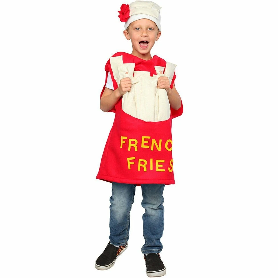 Dress Up America French Fry Costume for Kids Fun Fries Costume for Boys & Girls - Image 1 of 1