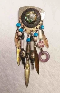 Schöne Vintage handgefertigte sehr coole Hänger Pin - Anhänger - Z1 - Bild 1 von 5