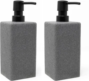 Large Kitchen Sink Bathroom Soap Dispenser Pump Storage Bottle 2 Pack - Picture 1 of 8