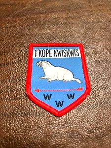 OA T'KOPE KWISKWIS LODGE 502 X1 1963 NOAC WOVEN PATCH BV - Picture 1 of 2
