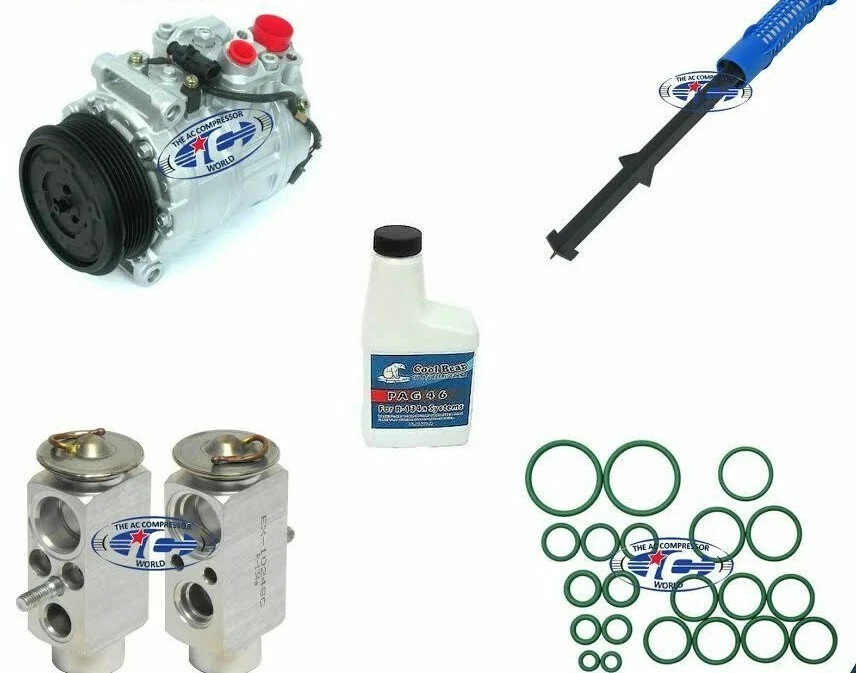 Kit de compresor de aire acondicionado para Mercedes-Benz CLK320 CLK500 CLK55 AMG OEM 7SEU17C 97356  Foto 1 de 4