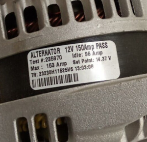 Vision-OE 11625 Reman Alternator 12V 150A Fits Ford Mustang 5.0L-V8 2011-2014