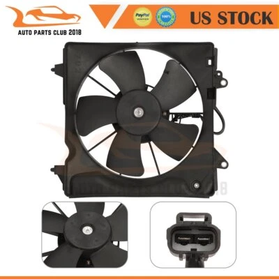 Fit For 2016 2017 2018 Honda HR-V Radiator Cooling Fan Assembly HO3113139 Foto 1 de 4