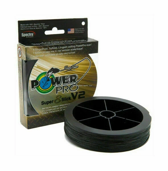 Power Pro Super 8 Slick 20LB 300 Yard Fishing Line - Onyx (V231500200300X)