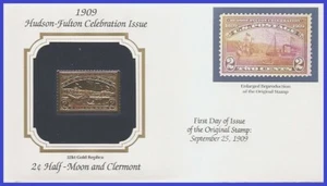 USA2 # 372 U/A GOLDEN REPLICA non FDC Hudson Celeb. Issue - Picture 1 of 1
