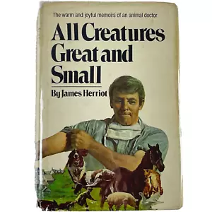 ALL CREATURES GREAT AND SMALL by James Herriot 1st ed. HC/DJ 1972 Memoir - Picture 1 of 11