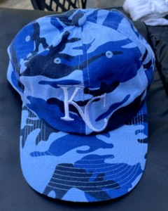 KANSAS CITY ROYALS VINTAGE CAMO HAT - STADIUM GIVEAWAY 2005 - Picture 1 of 5