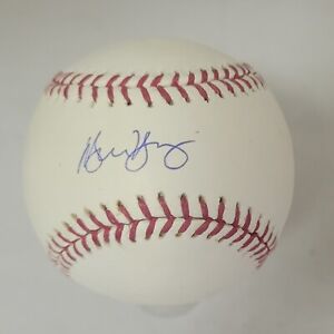 Michael Young Signed Official Baseball Texas Ranger Autograph MLB Authentication