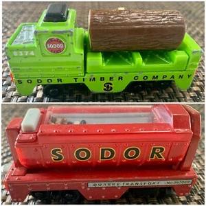 THOMAS FRIENDS DIECAST TRAINS QUARRY TRANSPORT SODOR TIMBER CO. Take N Play Lot - Picture 1 of 5