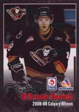 2008-09 Calgary Hitmen #19 Brendan Rowinski