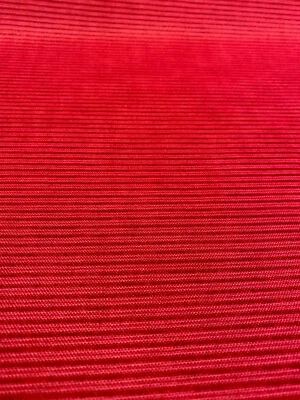 Bryant Outdoor Red Verticality Ticking Stripes Fabric By the yard - Image 1 of 4
