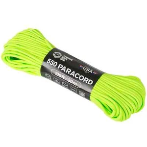 Paracord linea paracadute Atwood corda MFG USA 550 30M verde fluo - Foto 1 di 1