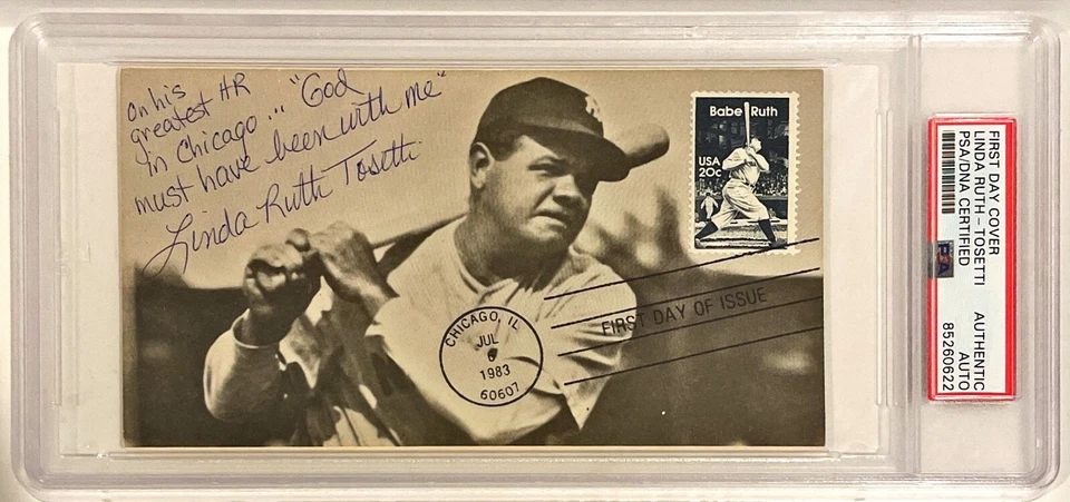 Linda Ruth Tosetti Babe Ruth Signed Auto FDC Cachet Envelope PSA/DNA #2 - Image 1 of 1