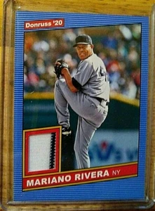 MARIANO RIVERA 2020 PANINI DONRUSS BASEBALL GAME USED PINSTRIPE JERSEY - Picture 1 of 1