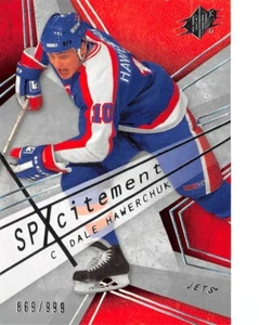 2008-09 SPx SPxcitement #X9 Dale Hawerchuk #D 869/999 - Picture 1 of 2