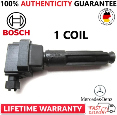 Bobina de ignição x1 fabricante de equipamento original Bosch para 1996-1999 Mercedes-Benz 4.2L 5.0L, 0221504001 - Imagem 1 de 3