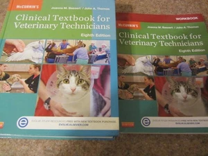 Clinical Book Textbook for Veterinary Technicians w/ workbook 2014 Bassert - Bild 1 von 6