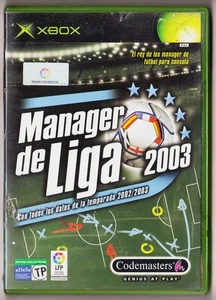 MANAGER DE LIGA 2003 - Xbox - Codemasters - LFP, 2003. - Imagen 1 de 1