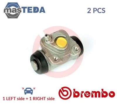A 12 510 DRUM WHEEL BRAKE CYLINDER PAIR REAR BREMBO 2PCS FOR TOYOTA COROLLA - Image 1 of 4