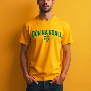 Dún na nGall t-shirt, Retro Style - Gaelic, Donegal Irish Tee Gifts Unisex Top - Picture 1 of 3