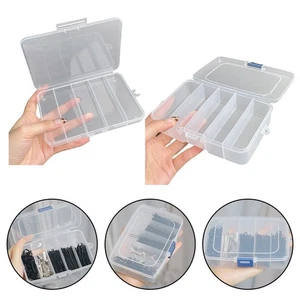 Compact Clear Storage Box with Multiple Compartments for Organizing Small Items - Picture 1 of 26
