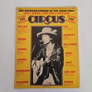 VTG Circus Magazine February 10 1976 Bob Dylan GD Interior No Poster No Label - Picture 1 of 2