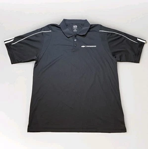 Chevy Performance Golf Polo Shirt Mens XL Adidas Climalite Blk Chevrolet Tennis - Picture 1 of 8