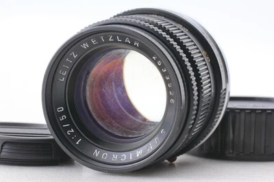 [Exc+4] Leica Leitz Wetzlar Summicron M 50mm F/2 Black Ver 2 II Lens From JAPAN - Image 1 of 4