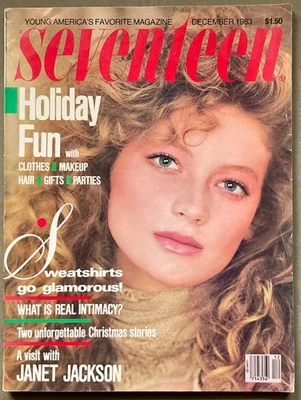 Seventeen VTG Issue - December 1983 w/ Sophie Ward • Holiday Fun • Janet Jackson - Image 1 of 4
