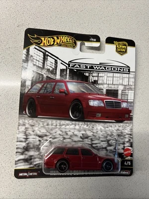 HOT WHEELS MERCEDES BENZ E36 AMG Fast Wagons CAR Culture Premium Metal Version - Immagine 1 di 4