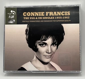 Connie Francis - USA & UK Singles: 1955-1962 4 CD Set - Picture 1 of 5