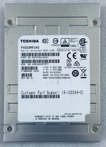 Toshiba PX02SMF040 400GB SAS SSD 2.5" HDD Enterprise Toshiba 400GB 100% Health - Picture 1 of 2