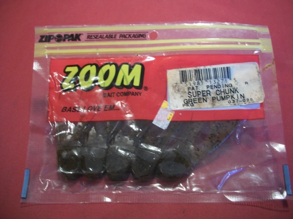 Zoom 037-025 Super Chunk Green Pumpkin 5ct 14157