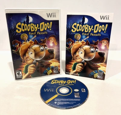 SCOOBY-DO! FIRST FRIGHTS NINTENDO WII COMPLETE SET W/ MANUAL 2009 WB GAMES - Image 1 of 4
